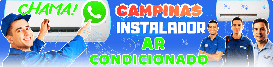 instalador de ar condicionado na regi&atilde;o de Campinas