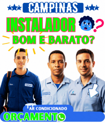orçamento de instalador de ar condicionado em Campinas